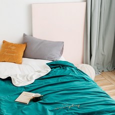 볼드체 대형 지퍼형 양면 입는 담요