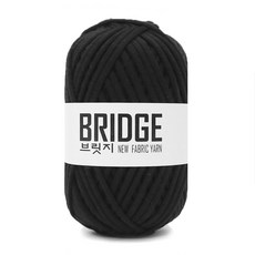 니뜨 브릿지 뜨개실 80g, 231 블랙, 1개