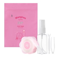아유아유 왕눈쌍테 레이스 L 360p + Y스틱 + 집게 + 공병 30ml 세트, 1세트, 혼합색상