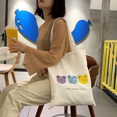 헨센 여성용 캔버스 에코백