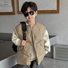 스타빈 남아용 루즈 퀼팅조끼패딩점퍼