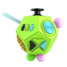 那就是 Kidult Fidget 12 面立方體, B 綠色