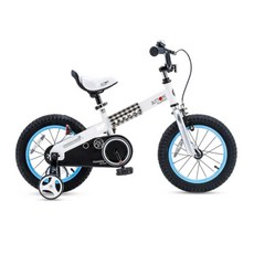 로얄베이비 버튼스 아동용 자전거 + 부속품 5종 + 다용도 LED등, 화이트(자전거), LED등(랜덤발송), 117cm