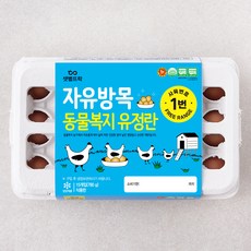 샛별뜨락 동물복지 인증 자유방목 유정란 1번란 780g, 15구, 1팩