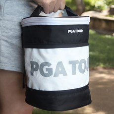 PGA TOUR 每日冷藏袋均碼, 白色 黑色, 5L