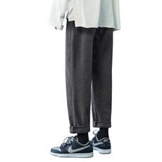 민성컴퍼니 남성용 코듀로이 와이드 스트레이트 캐쥬얼 바지