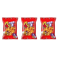 크라운 카라멜콘 땅콩, 125g, 3개