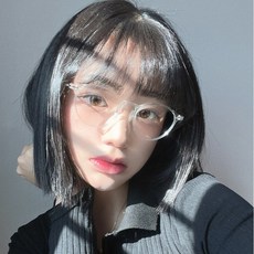 BEIMA 자외선 블루라이트 차단 렌즈 아케마 스몰 초경량 티타늄 안경테 세트