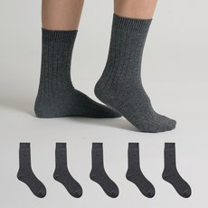 삭스탑 남성용 아웃도어 울 골지 장목 양말 5p