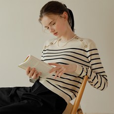 모르간뉴버튼니트