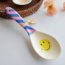 rice 丹麥幼兒餐具沙拉匙, 微笑 Blackpink, 1個