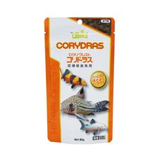Hikari 高夠力 沉水性 鼠科魚飼料, 80g, 適用於底棲性魚類, 1包