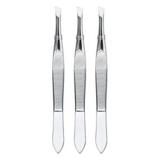 벨로티 심플형 다용도 족집게, 3개, 유광실버