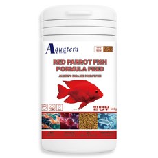 아쿠아테라 프리미엄 혈앵무사료 침강성, 580g, 1개