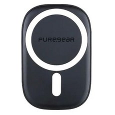 PURe.geaR 普格爾 磁吸無線充電車架 磁性車載手機支架 360度旋轉, 黑色, 09813PG