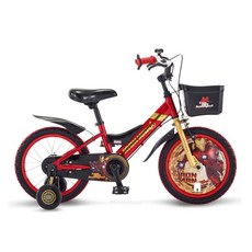 삼천리자전거 아동용 16 아이언맨 자전거 미조립, 다크 레드, 1080cm