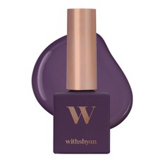 위드샨 프로페셔널 젤 폴리쉬 위드젤 10g, W12 퀸바이올렛, 1개