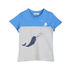 토토헤로스 남아용 바닷속 고래 티셔츠
