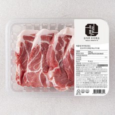 돈마루 우리흑돈 목심 구이용 (냉장), 500g, 1팩