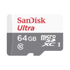 샌디스크 울트라 마이크로 SD 메모리카드 SDSQUNR, 64GB