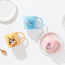 데이니즈 보노보노 뚱머그컵 400ml x 3종 세트, 1세트