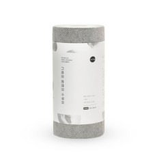 DEARCUS 捲筒式一次性洗碗巾, 灰色, 60入, 60張, 1捲