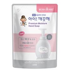 아이깨끗해 프리미엄 모이스처 핸드워시 퓨어로즈 리필, 400ml, 1개