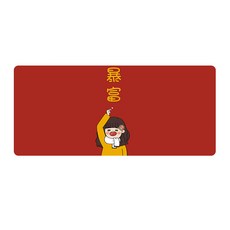 마켓에이 메이든리 마우스 장패드 300 x 800 x 3 mm, 손하트, 1개