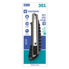 화신 351 커터칼 대 18mm KN-351 혼합색상 1개 상품 이미지