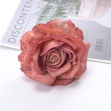 玫瑰花窗簾固定夾 12.5cm, 玫瑰紅, 2個