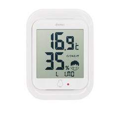 DRETEC 溫濕度計, 白色的