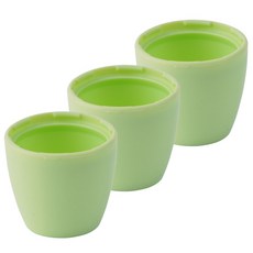 아이벨류 빕스 쪽쪽이 호환 실리콘 화분캡, 라임, 3개