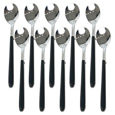  카멜 스텐 띄움 숟가락, 블랙, 숟가락 10p, 1개 