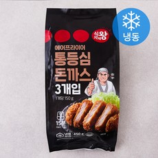 식자재왕 에어프라이어 통등심 돈까스 3개입 (냉동), 450g, 1개