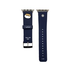 스메르 스마트워치 디자인 실리콘 스트랩 밴드 줄 42 / 44 / 45 mm, 2 념념시바 네이비