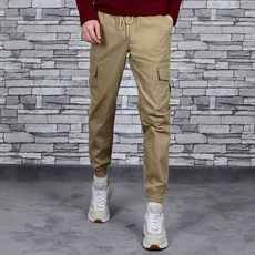 타운클로 남성용 업스판 면 카고 조거팬츠 J533