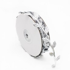 Makemine 鳥葉形狀配件 10m 卷, 銀色