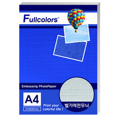 Fullcolors 全彩 比利時布紋雙面列印霧面相片紙, A4, 50張