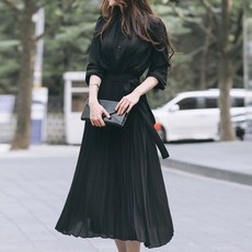 루나걸 플리츠 원피스