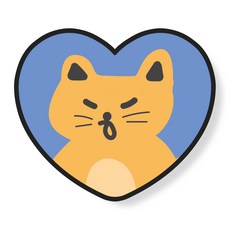 누아트 하트 스마트톡, 주황나비, 1개
