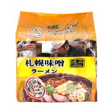 AceCOOK 日式泡麵 札幌味噌風味 Set，粗厚麵條，濃厚味噌風味, 4包
