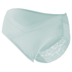실크 레이스 플라워 브이 로우 웨스트 임산부 팬티