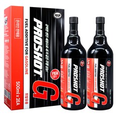 프로샷 G 연료첨가제 500ml, 2개, 가솔린/휘발유