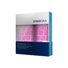 파인피아 삼성 갤럭시북 프로 NT950XDB / NT950XDC 시리즈용 마카롱 문자키스킨 B타입, 핑크, 1개