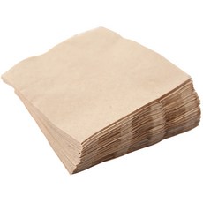 NK 牛皮餐巾紙, 600入, 尺寸11.5x11公分, 原產地韓國, 牛皮紙色, 600張, 1組
