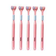 서영에스앤디 부드러운 3면 칫솔 03 핑크, 5개, 1개입