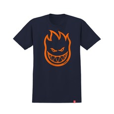 스핏파이어 BIGHEAD S S ORANGE Print T Shirt 51010001IF