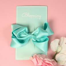 유아리본머리핀