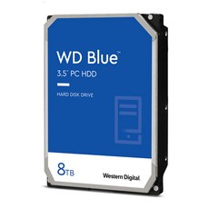 WD Blue HDD SATA3 하드디스크, WD80EAZZ, 8TB