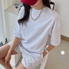 여성반팔맨투맨